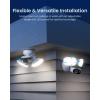 imageREOLINK Home Hub Pro with 2X Elite Floodlight WiFi 4K DualLens Floodlight Camera Centralized Control with 2TB HDD Included