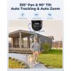 imageREOLINK Home Hub with 2X TrackMix  6W Solar Panel  4K Solar Security Cameras Outdoor with Auto Tracking 360 Pan Tilt 8X Hybrid Zoom Color Night Vision Smart AI Detection Local Storage