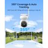 imageREOLINK Home Hub with Altas PT Ultra  6W Solar Panel  4K Solar Continuous Recording Security Cameras 10s PreRecord 500 Days Battery Life ColorX Night Vision Home Hub Compatible