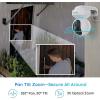 imageREOLINK Outdoor Security Camera System 5MP PTZ WiFi Cameras with Auto Tracking Plugin Power microSD Card Included Supports Max512GB2 Storage 247 Offline Recording Home Hub with 2x E1 Outdoor1 Pack