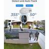imageREOLINK Outdoor Security Camera System 5MP PTZ WiFi Cameras with Auto Tracking Plugin Power microSD Card Included Supports Max512GB2 Storage 247 Offline Recording Home Hub with 2x E1 Outdoor2 PackHome Hub