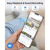 imageREOLINK Plugin Outdoor WiFi Security Camera 5MP HD Dual Band Wired WiFi Camera for Home Security245 Ghz Smart Detection Motion Detection Night Vision IP67 Waterproof RLC510WAWhite