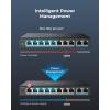imageREOLINK PoE Switch with 8 PoE and 2 Gigabit Uplink Ports Ideal for REOLINK RLN36 NVR and Power Over Ethernet IP Cameras IEEE8023afat Metal Casing DesktopWall Mount RLAPS1