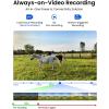 imageREOLINK Smart Cellular BatterySolar Security Camera Outdoor 2K HD AOV Camera ampamp 247 Recording Long Battery Life ColorX Smart Detection 512GB Local Storage TrackMix LTE Plus 2Solar Panel Plus