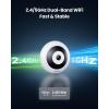 imageREOLINK WiFi Security Fisheye Camera 2K 6MP 360 Panorama 245GHz WiFi Indoor Wireless Security Camera Person Motion Detection CeilingWallDesk Mount Supports up to 512GB microSD FEW White