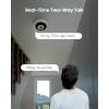 imageREOLINK WiFi Security Fisheye Camera 2K 6MP 360 Panorama 245GHz WiFi Indoor Wireless Security Camera Person Motion Detection CeilingWallDesk Mount Supports up to 512GB microSD FEW White