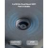 imageREOLINK WiFi Security Fisheye Camera 2K 6MP 360 Panorama 245GHz WiFi Indoor Wireless Security Camera Person Motion Detection Supports up to 512GB microSD CeilingWallDesk Mount FEW White