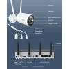 imageREOLINK Wireless Security Camera System 1 x 16CH WiFi NVR with 2TB HDD PreInstalled 4 x B800W 4 x RLC510WA DIY WiFi System No Wiring Hassles