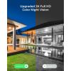imageReolink Outdoor Security Camera System 2K Plugin Cameras 5G24GHz Dualband WiFi 256GB microSD Card Included Max512GB2 Storage Smart Detection 247 Offline Recording Home Hub with 2x Lumus