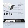 imageReolink PoE Commercial Security Camera System Business Bundle 16 Channel 16 Camera 8MP Smart PersonVehicle Detection a 16CH NVR PreInstalled with 4TB HDDInclude 8 x 18M Cat5 Cable