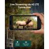 imageTrue 4K 4G LTE Cellular Hunting Camera OutdoorBattery Pack64G SD Card 02s Trigger Speed Game or Trail Camera with GPS NonGlow IR Night Vision SIM Card Motion Capture Talon Pro Kit