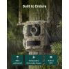 imageTrue 4K 4G LTE Cellular Hunting Camera OutdoorBattery Pack64G SD Card 02s Trigger Speed Game or Trail Camera with GPS NonGlow IR Night Vision SIM Card Motion Capture Talon Pro Kit