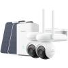 imageREOLINK 2X Altas PT Ultra with Solar Panel and Home Hub 4K Solar Security Cameras Wireless Outdoor 500 Days Battery Life ColorX Night Vision 360 Auto Tracking Local Storage