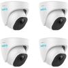 imageREOLINK 4 pcs PoE Outdoor Home Security Cameras Bundle 5MP Surveillance Smart PersonVehiclePet Detection Timelapse 100ft IR Night Vision Up to 256GB SD Card 4X RLC520A