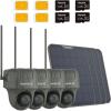 imageREOLINK 4K 4G LTE 360 Cellular Trail Camera Outdoor 128GB SD Card 4Pack 8MP HD View NoGlow IR 32GB SDSIM Card Included Animal Recognition Smart Motion Activated Go Ranger PTSolar Panel 2