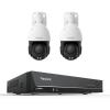 imageREOLINK 4K PTZ Surveillance System 2Pcs 4K PoE Security Cameras with 3D 16X Optical Zoom RLC823S2 Bundle with 8CH NVR RLN8410 Secure 247 Local Storage Auto Tracks HumanVehiclePet