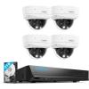 imageREOLINK 4K PoE Outdoor Security Cameras 5X Optical Zoom Color Night Vision IK10 VandalProof Smart Detection 4X RLC843A Bundle with 1x 4K 8 Channel with 2TB Hard Drive PoE NVR RLN8410