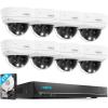 imageREOLINK 4K PoE Outdoor Security Cameras 5X Optical Zoom Color Night Vision IK10 VandalProof Smart Detection 8X RLC843A Bundle with 1x REOLINK16 Channel with 4TB Hard Drive PoE NVR RLN16410