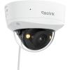 imageREOLINK 4K8MP PoE IP Security Camera Turret Surveillance Color Night Vision with 3000K Spotlights IK10 Vandal Proof HumanVehiclePet Detection up to 512GB microSD Card RLC840A No PT Support