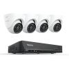 imageREOLINK 4k PoE Security Camera System True Color Night Vision Indoor Outdoor Surveillance Smart HumanVehiclePet Detection 4xCX820 ampamp 1x8CH NVR RLN8410 PreInstall 2TB