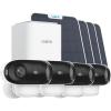 imageREOLINK Argus 4 Pro X4 with Home Hub 4K Solar Outdoor Camera Wireless Outdoor DualLens 8MP Wireless Camera System ColorX Night Vision Smart Detection No Subscription Local Storage WiFi 6