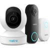 imageREOLINK Doorbell Camera Bundle with E1 Pro 5MP Indoor CameraRemote Control in One App No Subscription Fee Local Storage Works wGoodle Assistant