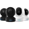 imageREOLINK E1 ProBlackWhite 2 Pack Bundle PT WiFi Indoor Camera for Baby ampamp Pet Monitoring Auto Tracking 5MP Night Vision Enhanced by F16 Aperture PersonPetBaby Crying Detection 245GHz WiFi