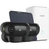 imageREOLINK Home Hub with 2X Argus 4 Pro Black6W Solar Panel  4K Home Security Cameras System ColorX Night Vision 180 BlindspotFree View DualBand WiFi 6 Encrypted Local Storage