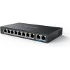 imageREOLINK PoE Switch with 8 PoE and 2 Gigabit Uplink Ports Ideal for REOLINK RLN36 NVR and Power Over Ethernet IP Cameras IEEE8023afat Metal Casing DesktopWall Mount RLAPS1