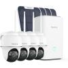 imageREOLINK Security Camera Wireless Outdoor Pan Tilt Solar Powered 5MP 2K Color Night Vision 245GHz WiFi Works with Smart Home for Surveillance Home Hub with 4X Argus PT  Solar Panel
