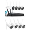 imageREOLINK Wireless Security Camera System 1 x 16CH WiFi NVR with 2TB HDD PreInstalled 4 x B800W 4 x RLC510WA DIY WiFi System No Wiring Hassles