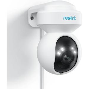 imageREOLINK 4K PTZ Outdoor PoE IP Camera with 3X Optical Zoom 355 Pan ampamp 50 Tilt Auto Tracking Color Night Vision HumanVehiclePet Detection 2 Way Talk E1 Outdoor PoE