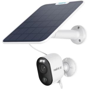 imageREOLINK 4K Security Wireless Outdoor Camera SolarBattery Powered 8MP Color Night Vision AI Detection Home Surveillance 5G24GHz WiFi Local Storage No Subscription Argus 3 Ultra6W Solar Panel