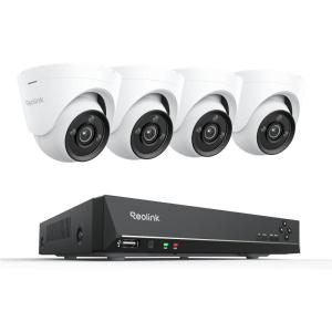 imageREOLINK 4k PoE Security Camera System True Color Night Vision Indoor Outdoor Surveillance Smart HumanVehiclePet Detection 4xCX820 ampamp 1x8CH NVR RLN8410 PreInstall 2TB