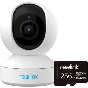 imageREOLINK 5MP IndoorCam Bundle with 256GB Micro SD Card 245Ghz WiFi 3X Optical Zoom Ideal for Baby MonitorPet Camera CloudSD Card Storage TwoWay Talk