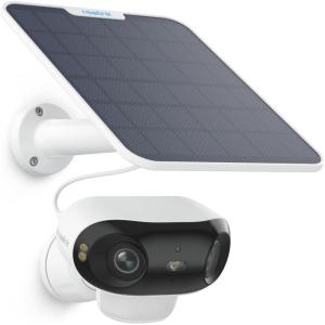 imageREOLINK Argus 4 Pro 4K Solar Security Cameras Wireless Outdoor 8MP for Home Security ColorX Night Vision 180 No Blindspots 5G24GHz WiFi 6 AI Detection No Monthly Fee Home Hub Compatible