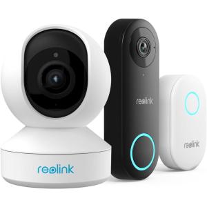 imageREOLINK Doorbell Camera Bundle 5MP Indoor Camera E1 ZoomRemote Control in One App No Subscription Fee Local Storage Works wGoodle Assistant