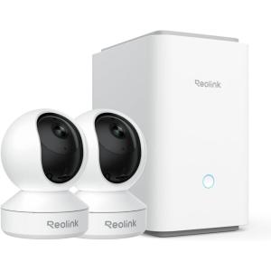 imageREOLINK E1 Pro Indoor Security Camera with Home Hub Pro 5MP Plugin Pet Camera Support 245 GHz WiFi 360 Degree BabyDog Monitor with Auto Tracking PersonPet Detection Night Vision