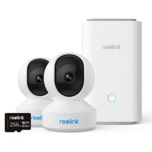 imageREOLINK E1 Pro with Home Hub256GB microSD Card 4MP Indoor Plugin Security Camera Support 245 GHz WiFi PT Monitor with Auto Tracking PersonPet Detection Night Vision Local Storage