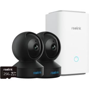 imageREOLINK E1 Pro with Home Hub256GB microSD Card 5MP Indoor Plugin Security Camera Support 245 GHz WiFi PT Monitor with Auto Tracking PersonPet Detection Night Vision Local Storage