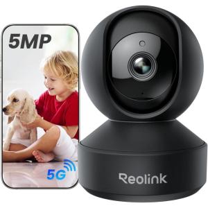 imageREOLINK E1 ProBlack 3K PT WiFi Indoor Camera for Baby ampamp Pet Monitoring Auto Tracking 5MP Night Vision Enhanced by F16 Aperture PersonPetBaby Crying Detection 245GHz WiFi TwoWay AudioBlack 5MP