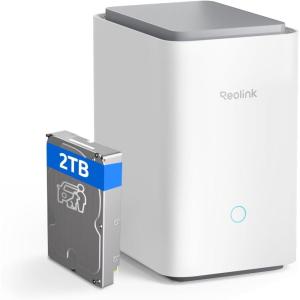 imageREOLINK Home Hub Pro Centralized Control for up to 24 REOLINK Security Cameras up to 16TB HDD Storage 2TB HDD Included AES128 Encryption 16MP Streaming WiFi 6 120dB Siren No Monthly Fees