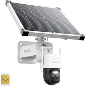imageREOLINK Smart Cellular BatterySolar Security Camera Outdoor 2K HD AOV Camera ampamp 247 Recording Long Battery Life ColorX Smart Detection 512GB Local Storage TrackMix LTE Plus 2Solar Panel Plus