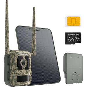 imageTrue 4K 4G LTE Cellular Hunting Camera Battery Pack6W Solar Panel64G SD Card 02s Trigger Speed Game or Trail Camera with GPS NonGlow IR SIM Card Motion Capture Talon Pro Solar Kit