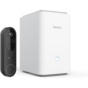 imageREOLINK 2K Battery Doorbell Camera 150x150 ViewBattery or Wired Power Home Hub Pro Centralized Control for up to 24 Security Cameras up to 16TB HDD Storage 2TB HDD Included
