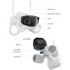imageREOLINK 4K 8MP Floodlight Security Camera Outdoor DualLens Camera w 180 FOV DualBand WiFi 6 Color Night Vision with 1800lm Floodlight Smart AI Detection IP67 Waterproof AC 100240V