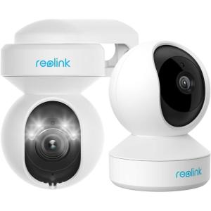 imageREOLINK 5MP Outdoor 5GHz WiFi Camera Bundle with 5MP E1 Pro Indoor Camera Two Way Talk Real Time Alerts with Phone App Micro SD Card Storage