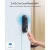 imageDoorbell Camera with 2 pcs 4MP Indoor Camera Bundle Plugin WiFi Connection 2 Way Talk Smart Control with Phone App Local Storage No Subscription Fee E1 with Video Doorbell WiFi Chime Included