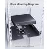 imageReolink NVR Bracket Compatible with Reolink NVRs eg RLN8410 RLN16410 ampamp PoE Systems eg RLK16800B8RLK81200D4A RLARM1