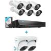 imageREOLINK 5MP PoE Security Camera System Bundle 6pcs IP Cameras 2pcs PersonVehicle Detection Smart Camerasa 8CH NVR PreInstalled with 2TB HDDInclude 6 x 18M Cat5 Cable